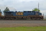 CSX 564 has a broken horn, 1 bell dangling